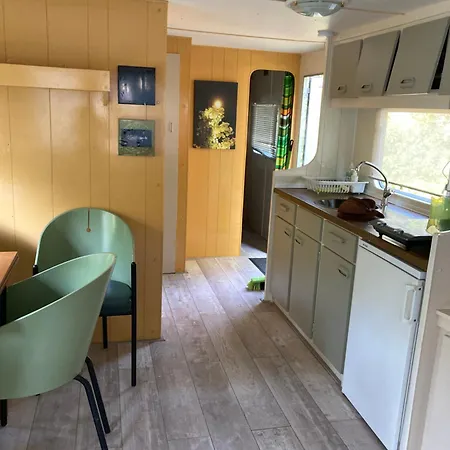 Camping Bakkum, Vintage Ruime Caravan 25 M2 Sanitair Op 100 Meter *