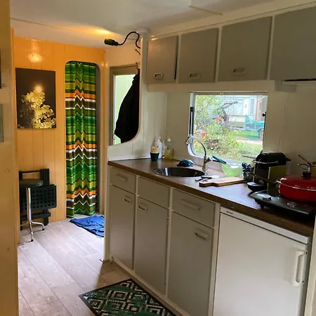 Camping Bakkum, Vintage Ruime Caravan 25 M2 Sanitair Op 100 Meter Hotel *