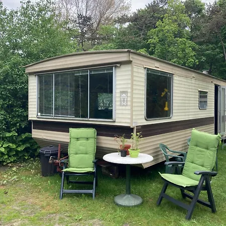 Hotel Camping Bakkum, Vintage Ruime Caravan 25 M2 Sanitair Op 100 Meter